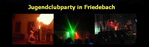 Jugendclubparty in Friedebach